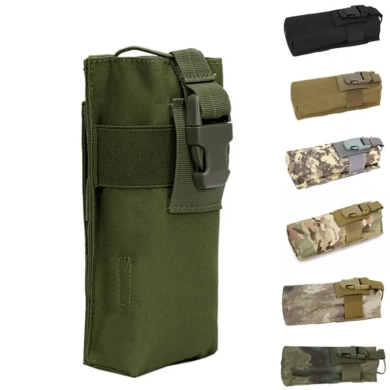 Tactical Molle Radio Holster Pouch Nylon Walkie Talkie Holster Outdoor Radio Pouch