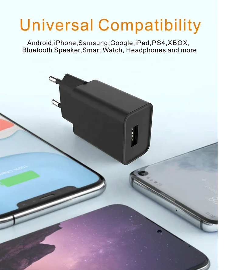 Portable cargador Cube USB Fast charging 5V2A Power Adapter US EU UK AU Plug Wall  iphone Charger