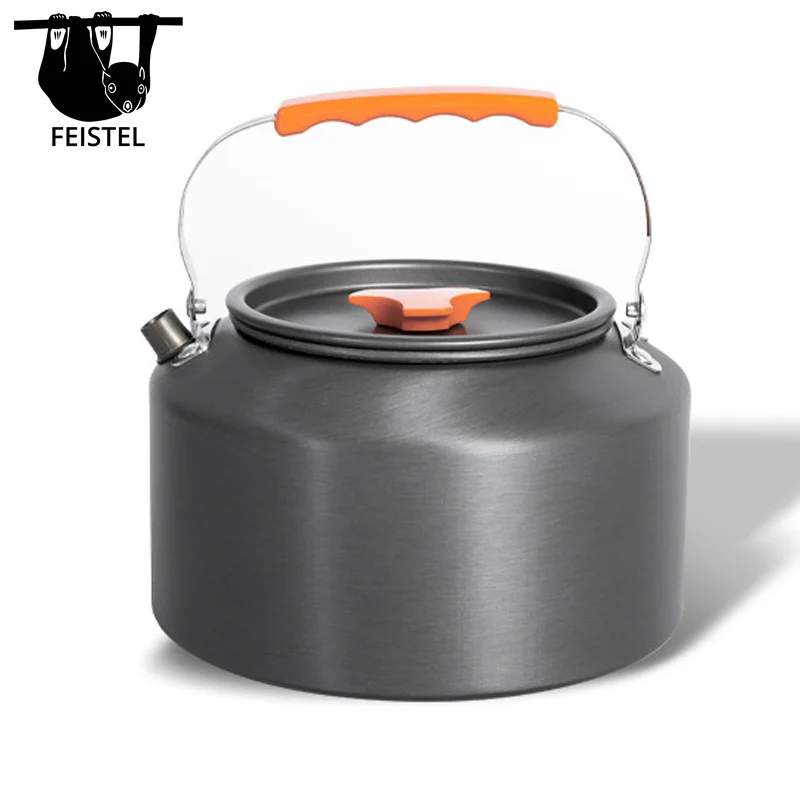 Camping Kettle Camp Tea Coffee Pot Large Outdoor Hiking Kettle Pot Portable Camping Tea Kettle