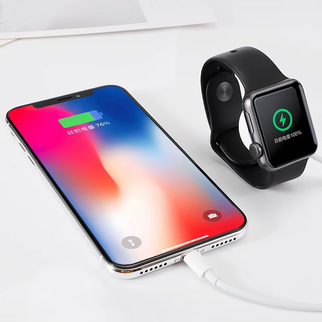 Зарядное устройство для Iphone Watch 2 в 1 умные часы Беспроводная зарядка беспроводное магнитное