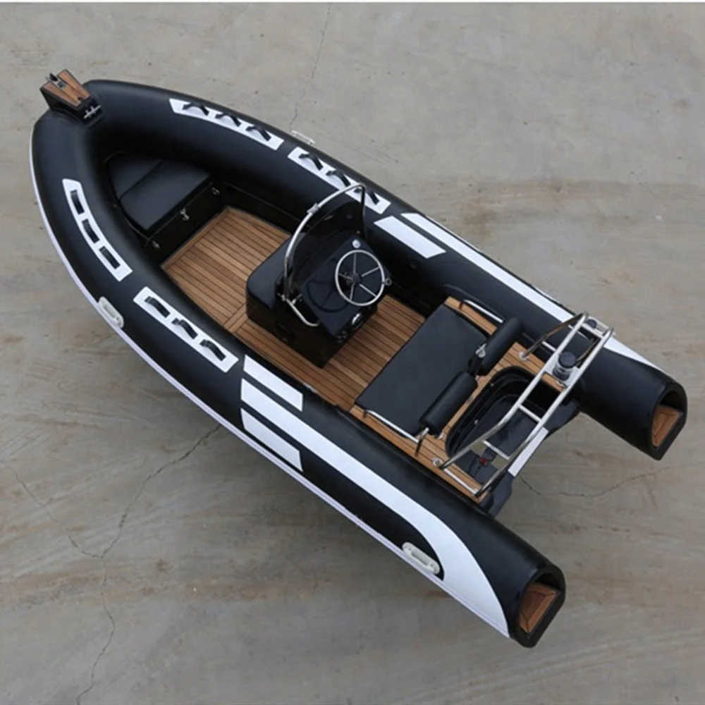 CE RIB480 Inflatable Boat Fiberglass hull Fishing Hypalon semi-rigid RIB Boat