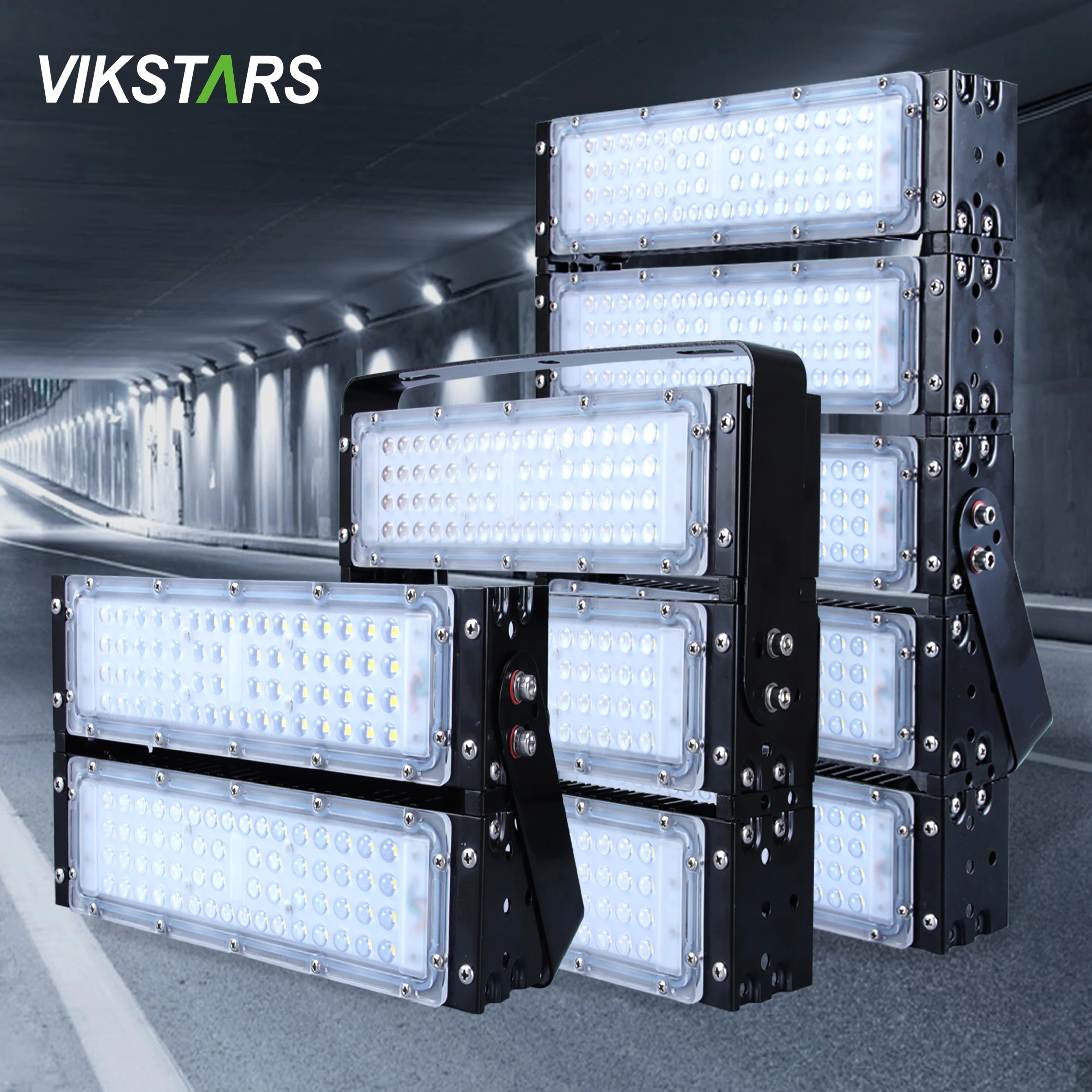 Светодиодный прожектор для туннельного освещения 50 Вт 100 200 800 130 лм/Вт