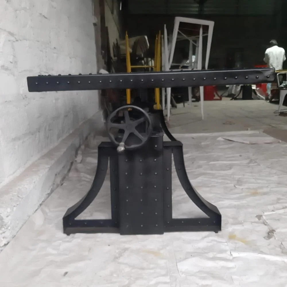 Железный коленчатый стол Бронкс винтажный промышленный Ретро обеденный