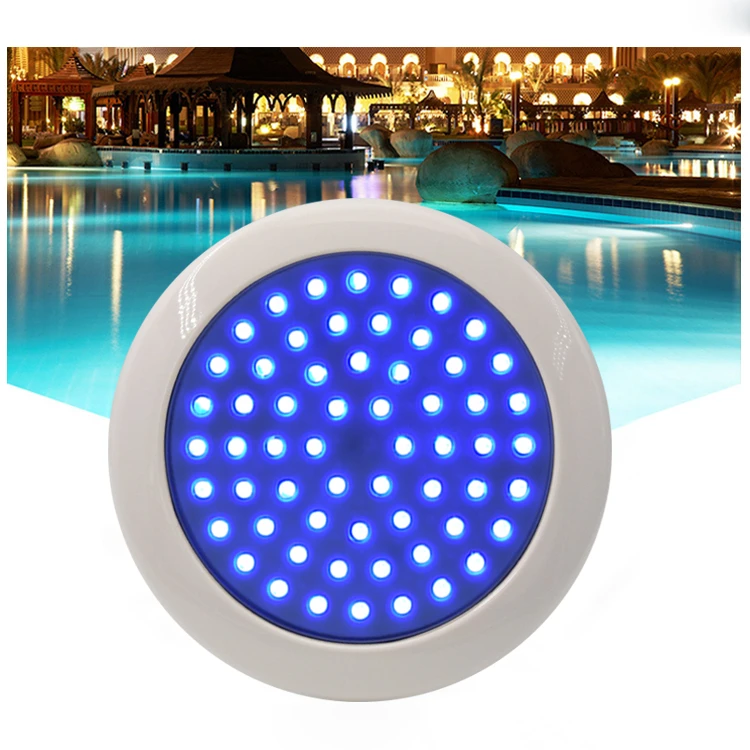 Embedded rubber film flat led smart waterproof spot light piscina mini spa pool lights 12v rgb remote control luces para piscina