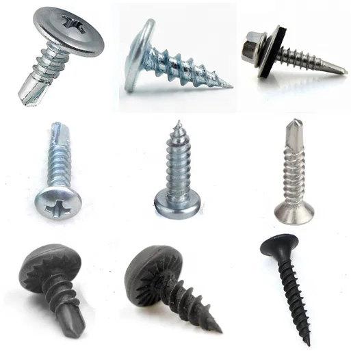 ansi standards 1/4 slotted hex washer head self tapping screw for sheet metal