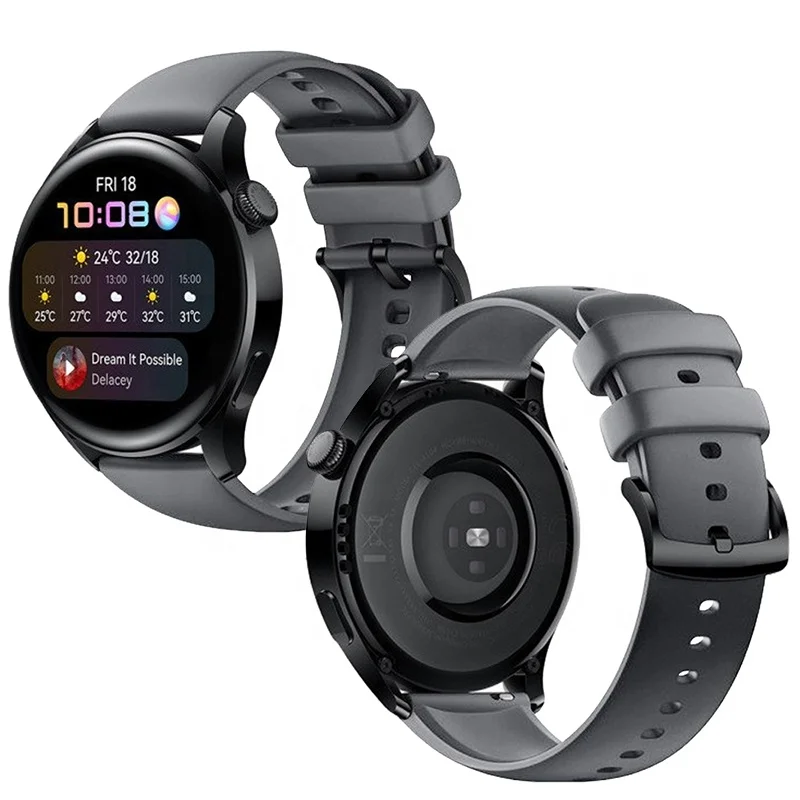 Universal 22mm Watch Strap Wrist Band For Huawei Watch Gt Gt2 Replacement Silicone Watch Bands