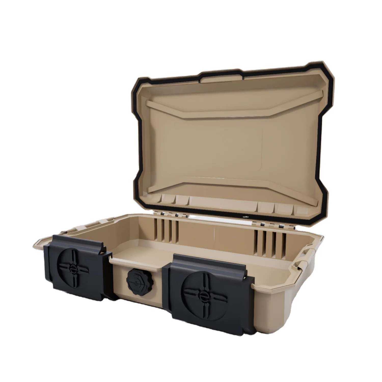 GLARY small hard shell wet dry box container waterproof airtight micro equipment storage case box plastic carrying case box