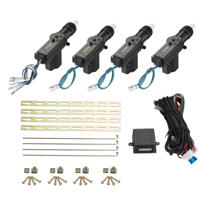 Система центрального замка с приводом пистолета и защитой кабеля