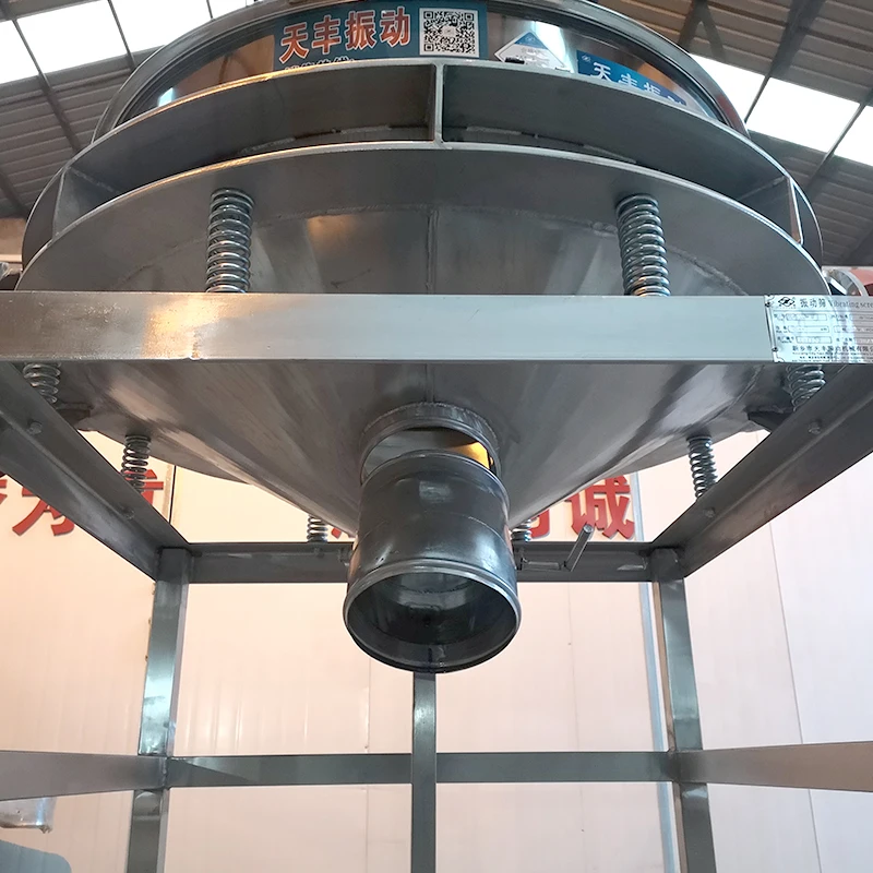 Stainless steel flour straight screen mill powder vibrating sieve machine for starch