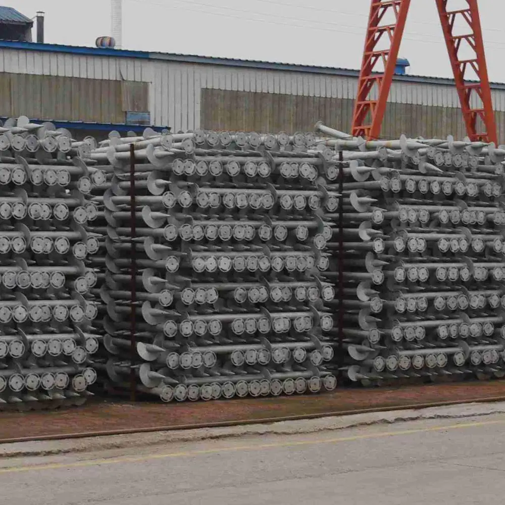 
U Type Porous Fence/Solar Ground Screw Spiral Pile Helical Piles with Hole 