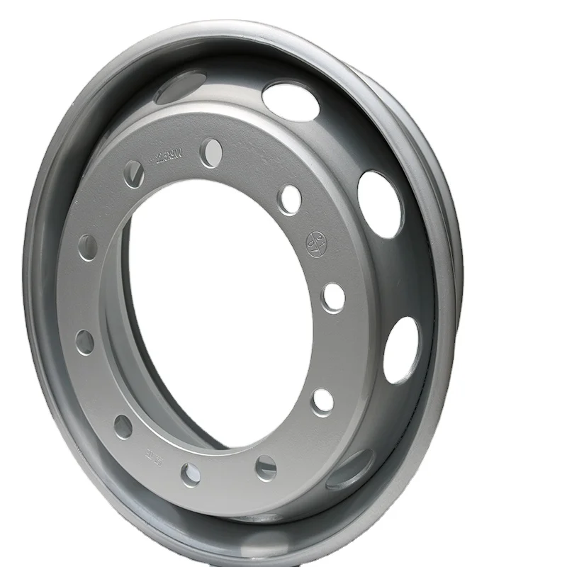 22.5X6.75/7.50/8.25/9.00/9.75 большое количество стальной обод колеса прицепа 17x8High качества в своевременной доставке бескамерные стальные диски