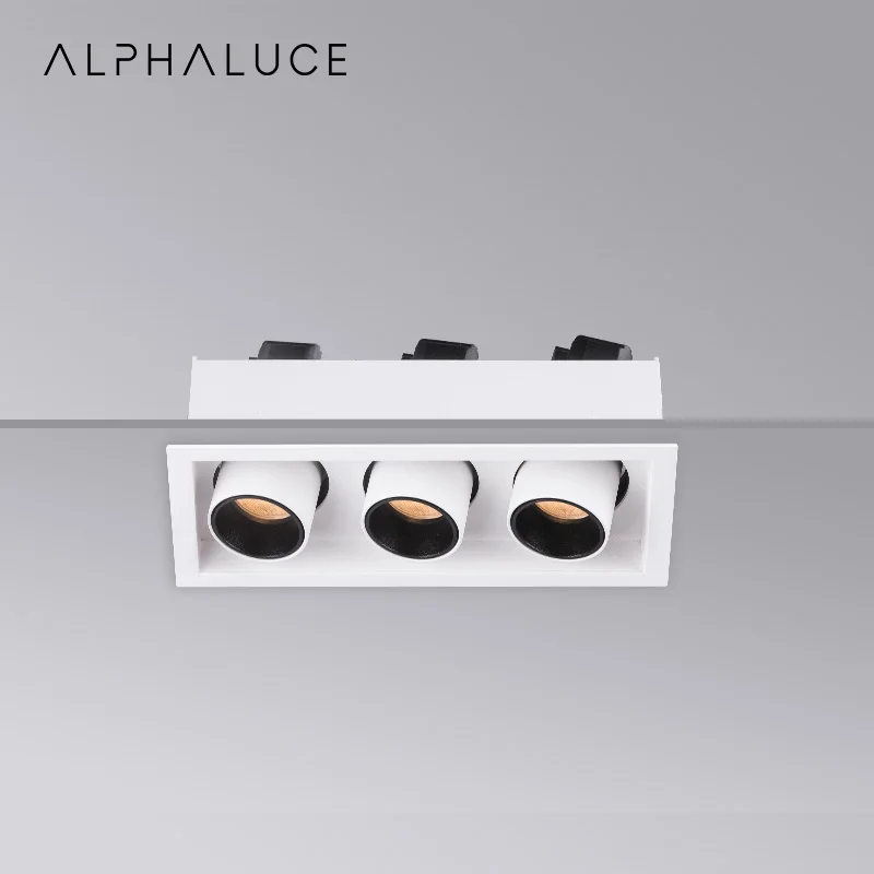 15W Indoor Ip20 Two Triple Three Heads Room Light Multiple Rotatable  Commercial Spot Light Design