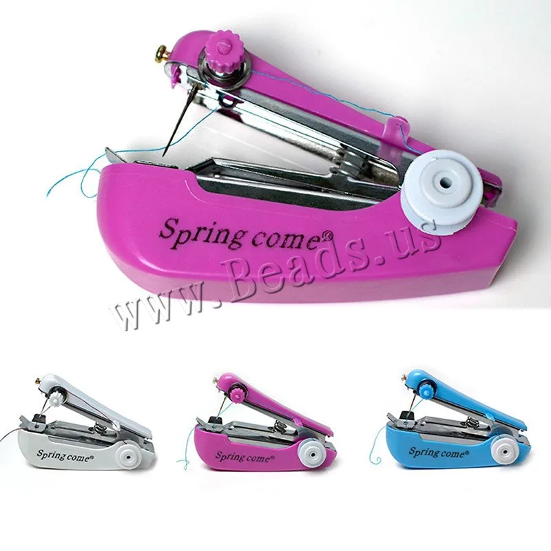 Wholesale Plastic Mini manual Sewing Machine with Iron Random Color 527023