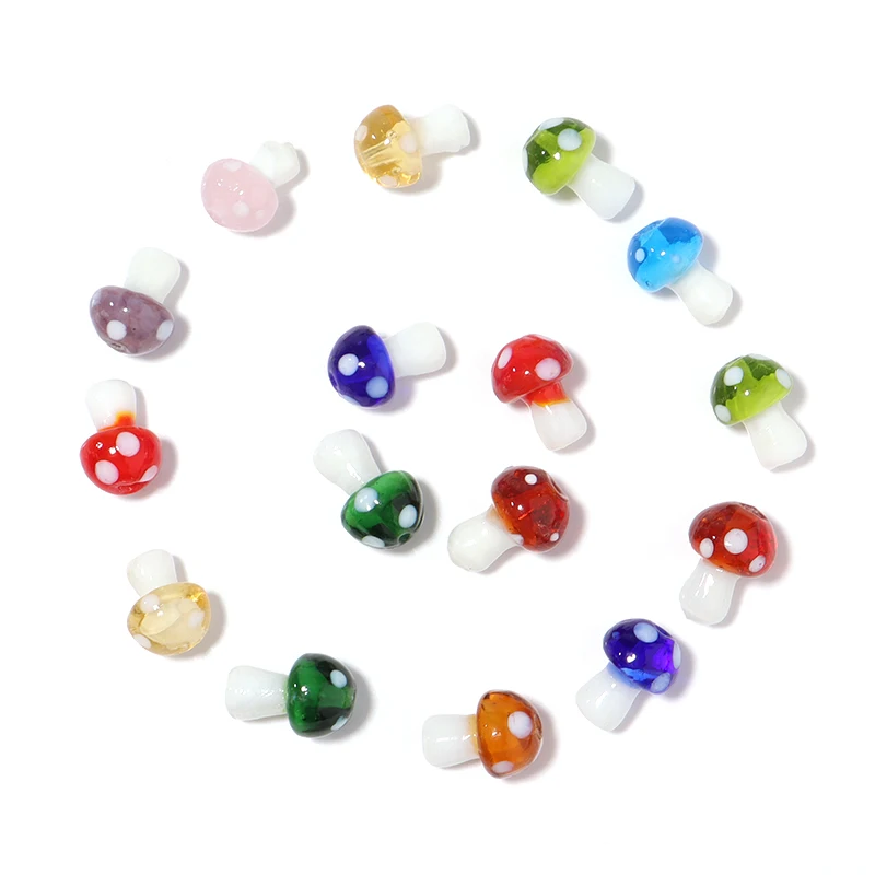 Новое поступление, хрустальные цветные бусины с грибами для изготовления ювелирных изделий своими руками, браслетов, ожерелий