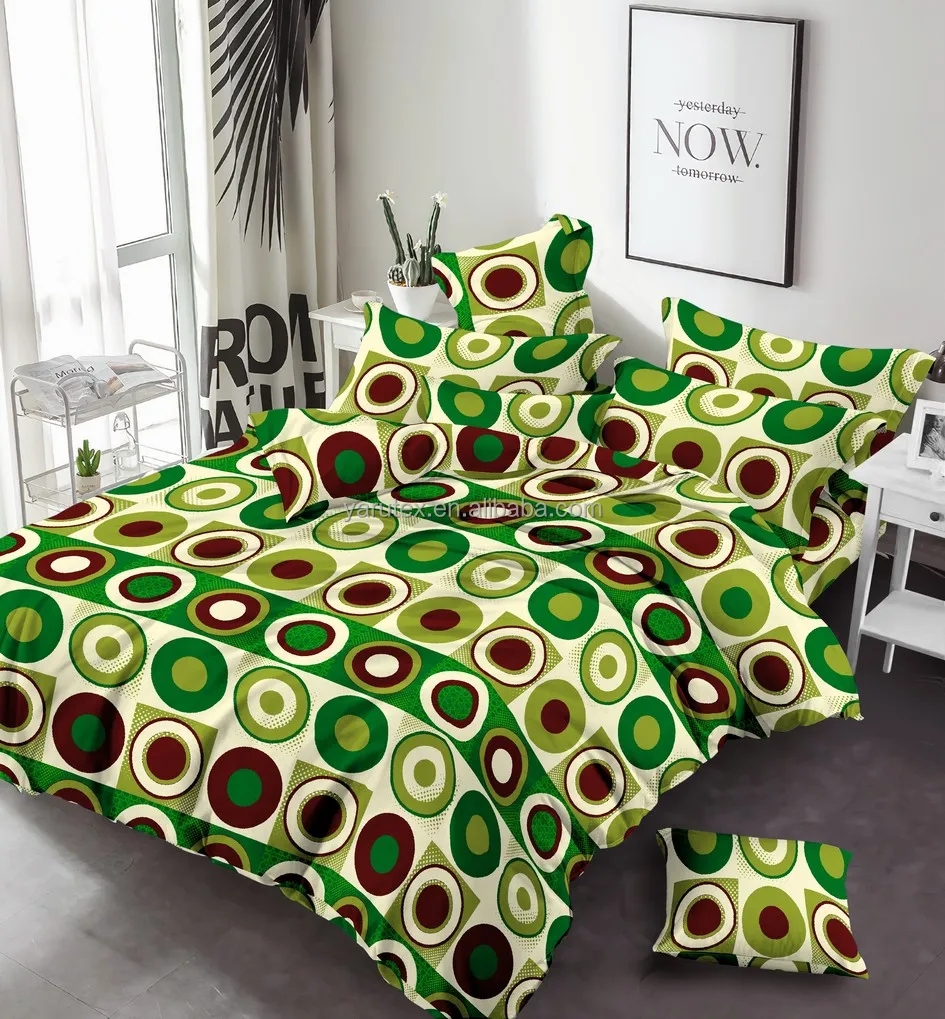 Hot sell new design printed mattress pongee lining fabric 100% polyester soft and waterproof for bed sheet set