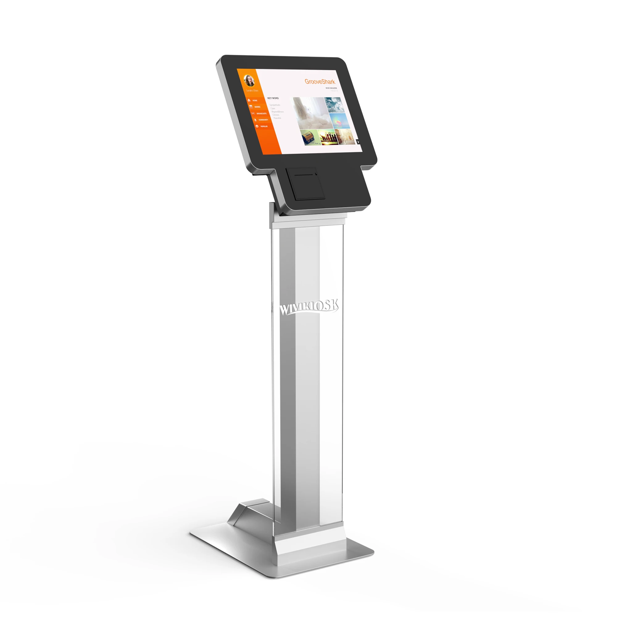 15 дюймовый сенсорный экран очереди билет киоск машина Android pos система
