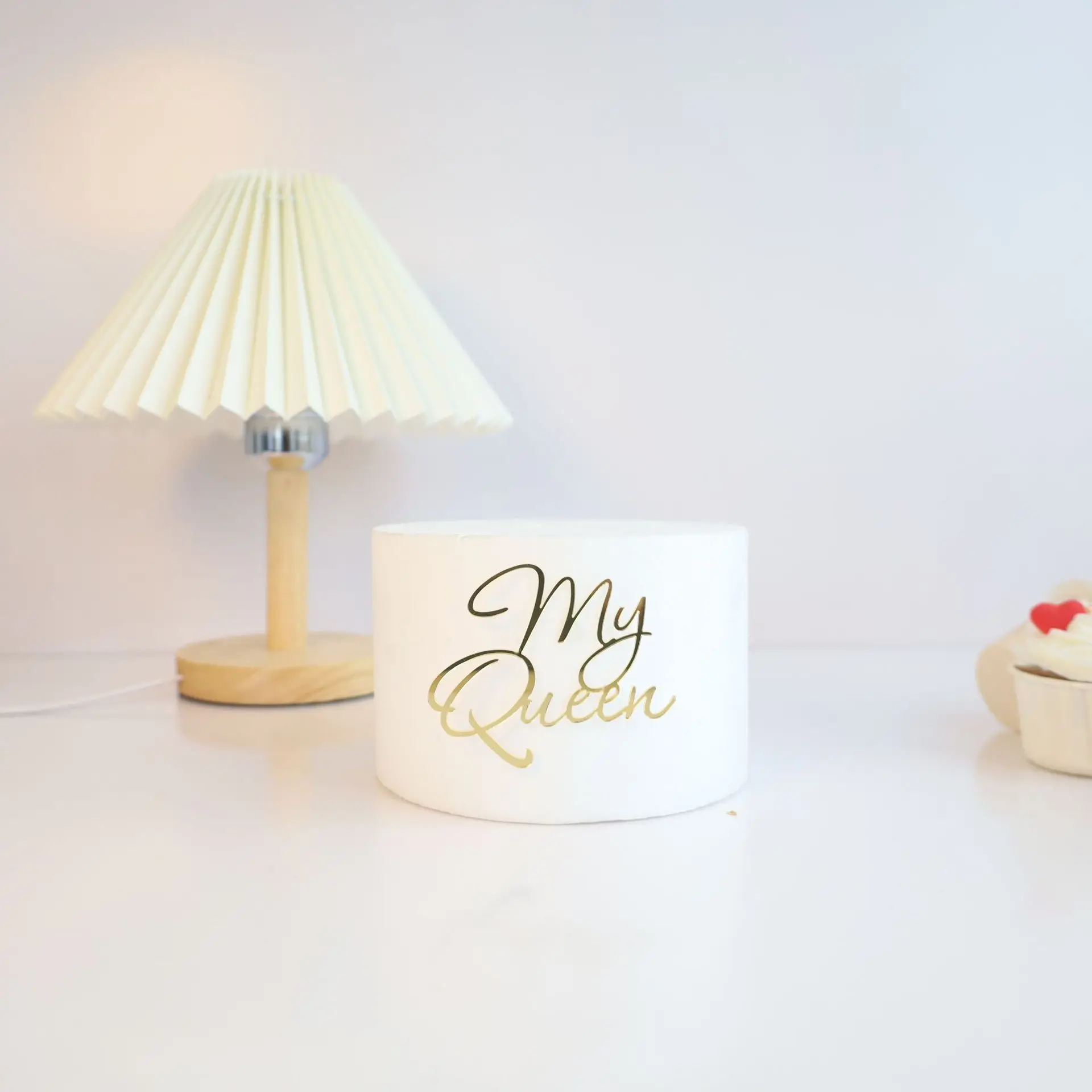 wholesale custom  happy birthday wedding celebration acrylic Cake insert vertical  baking  decoration  my queen  cake topper