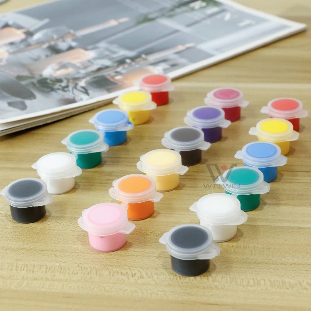 6 Colors Acrylic Watercolor Paint Hand Painted Watercolor Pigment For DIY Drawing Painting School Art Supplies