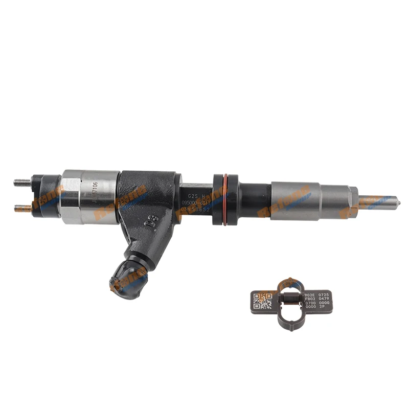 095000-6310 RE530362 Common Rail Injector For John Deere 4045T 6068T Engine 410J 710J 410K Backhoe Loader Fuel Injector