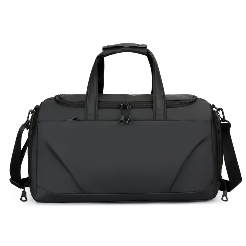 High Quality Custom Vintage Crazy Horse Leather Duffel Bag Retro Genuine Leather Men Travel Bag Leather Luggage Bag For Men