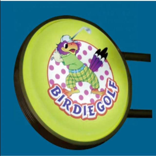 Outdoor Round led Light Box Store front Sign Double Sided lightbox sign