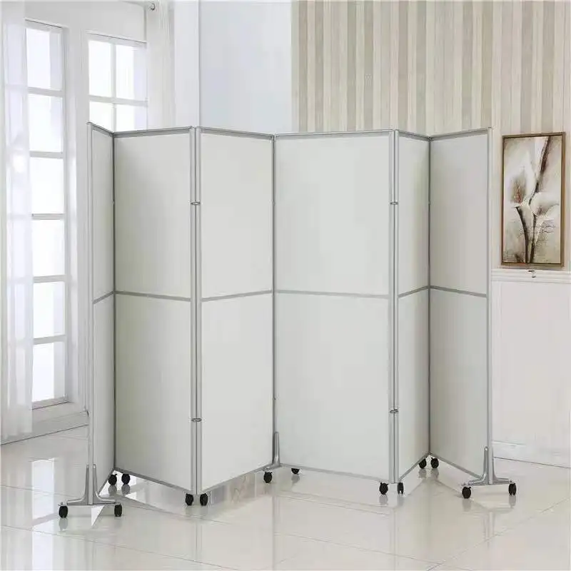 Room partition wall divider movable office wall screen wooden designs decorative panel foldable conference iron dividers hall