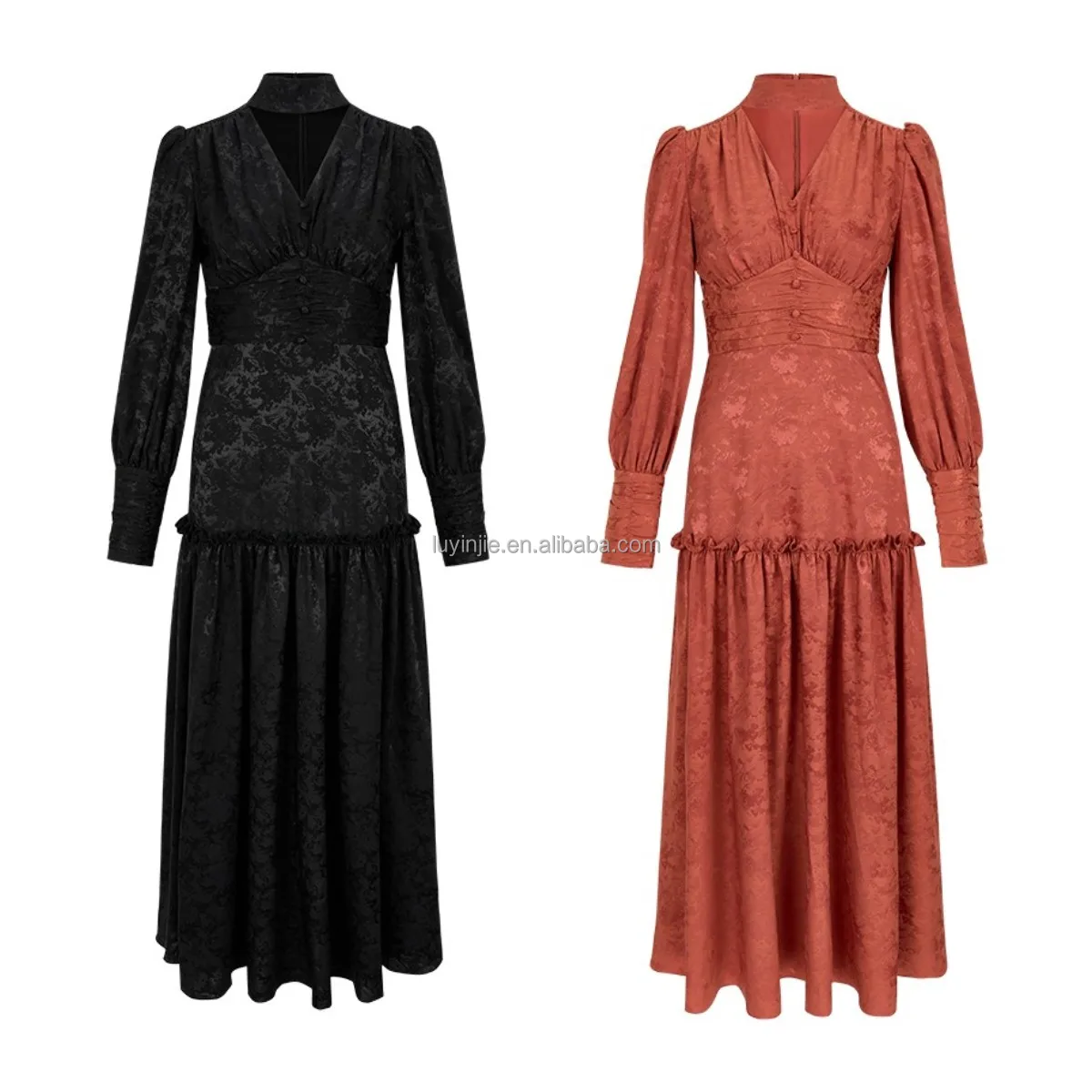 Fairy Piao Piao dress 2023 early autumn new temperament thin casual long long-sleeved skirt thin female