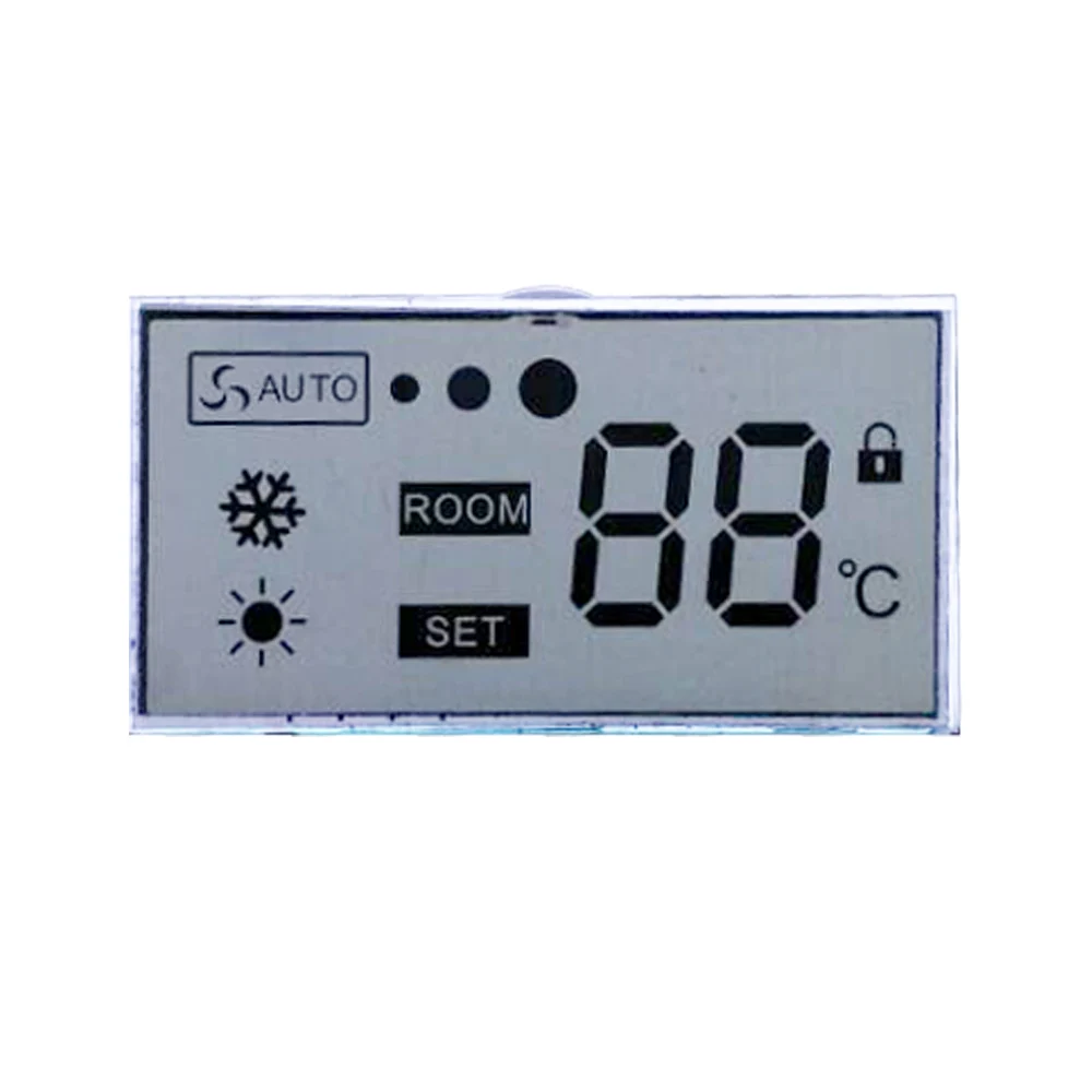 LCD Manufacturer  customized made digital meter 7segmengt lcd display