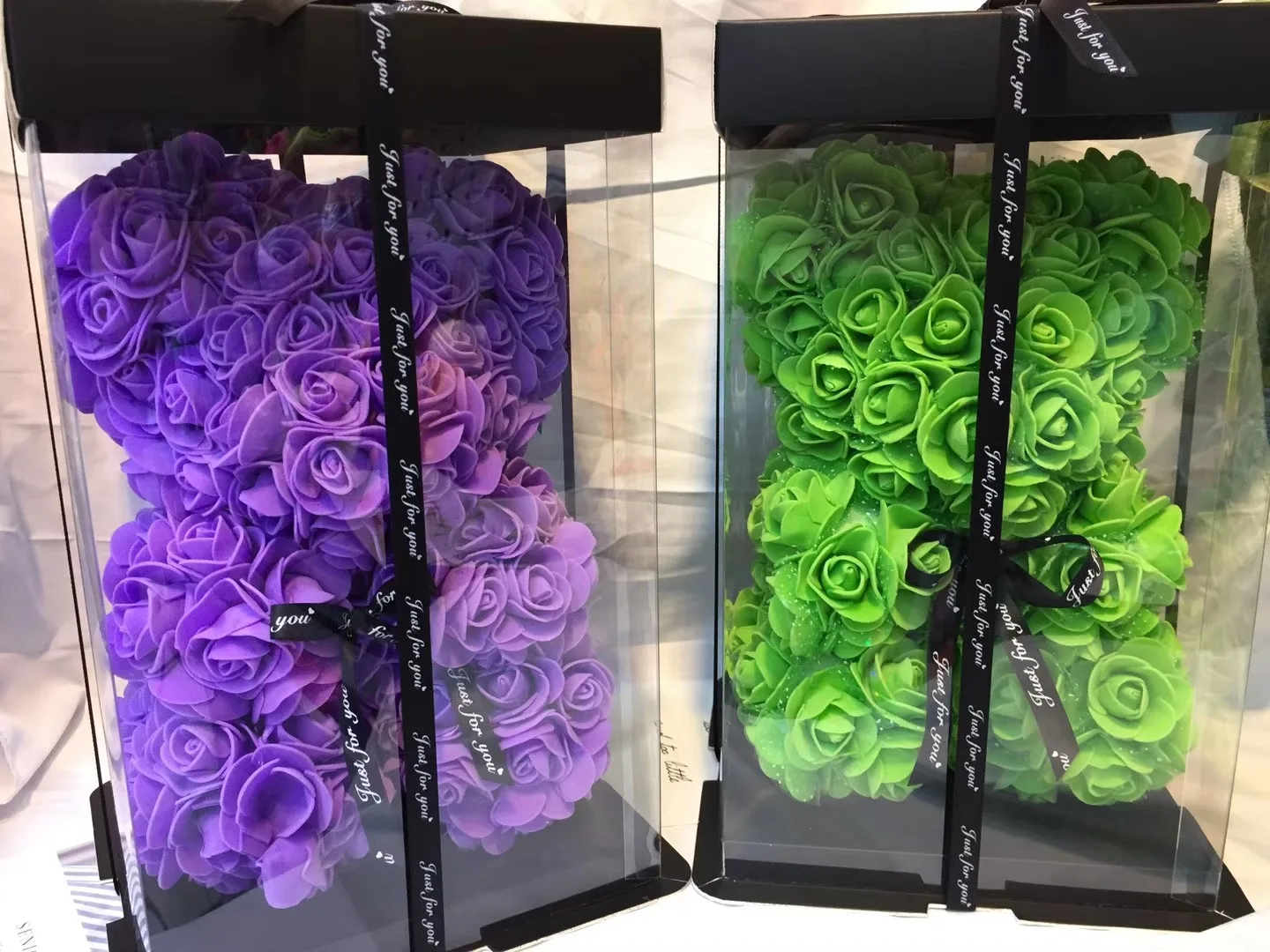 Artificial Flower Small Styrofoam Red Teedy Floral Foam Pe 25Cm 40Cm Osos De Rosas Flores Gift Teddy Rose Bear With Box