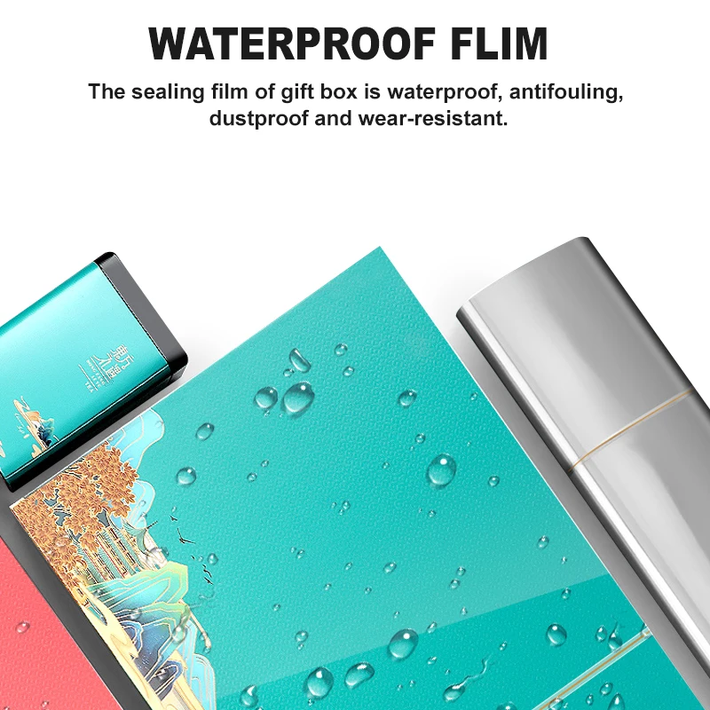 Wallepac Micron Clear Bopp Flim Heat Sealable Packaging Film In High Shrink Perfume Soap Box Packaging For Heat Shrink Machine