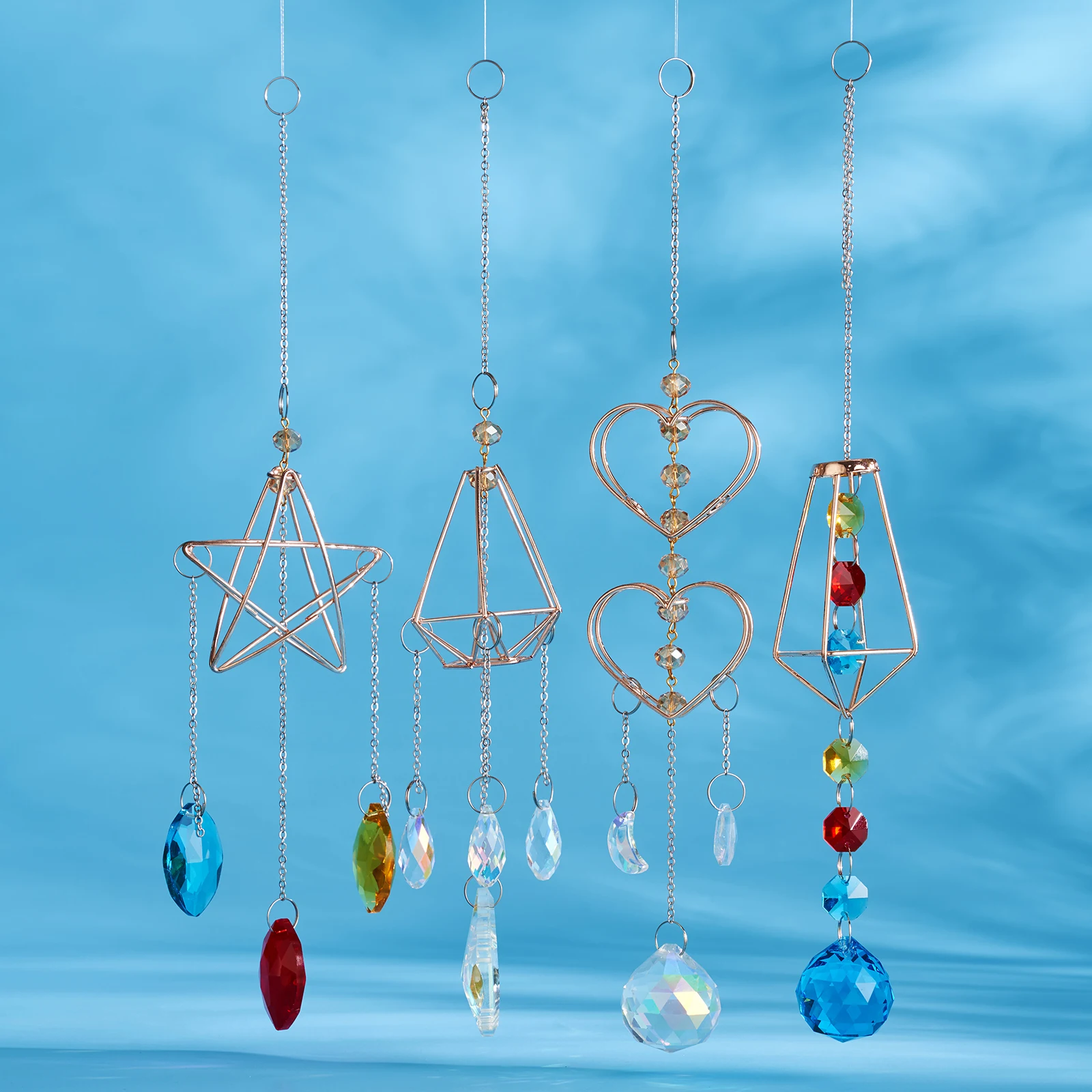 2021 Hot Sale JINGSHENG  suncatcher Crystal prism pendant