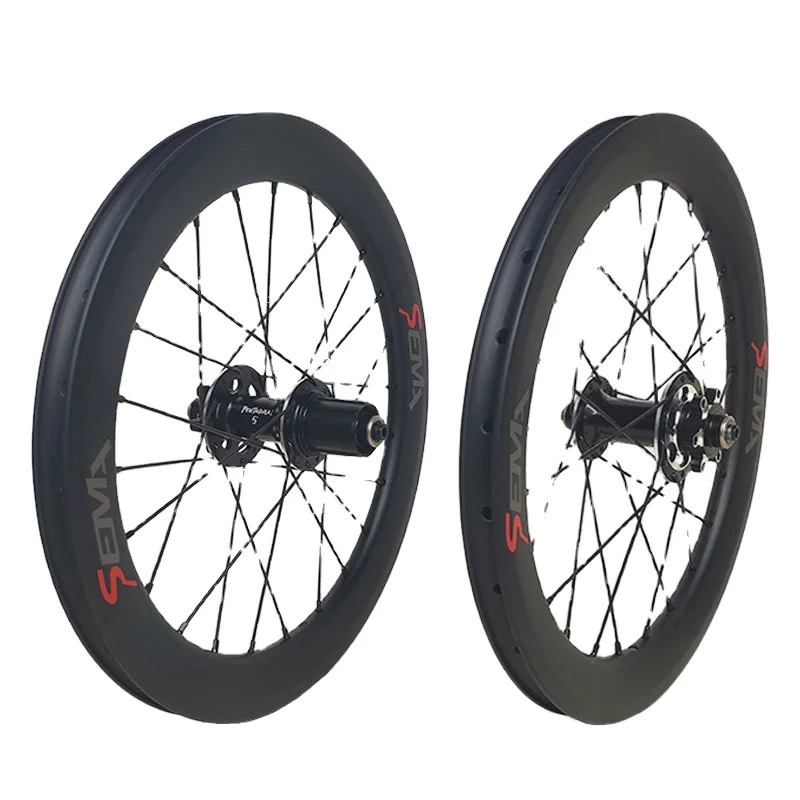 
light weight disc novatec hub fold bicycle high strength bike rims 16 inch carbon wheelset 
