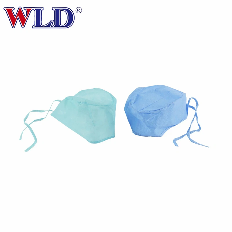 Non-Woven Doctors and Nurse Suit Mens Hospital Strip Hairnet Medical Surgical Cap