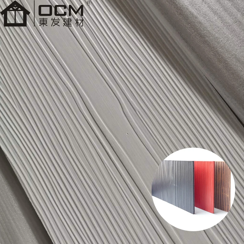 100% Asbestos-Free Fireproof fiber Cement Board Wall Panel Wood Grain Cement Fiber Board