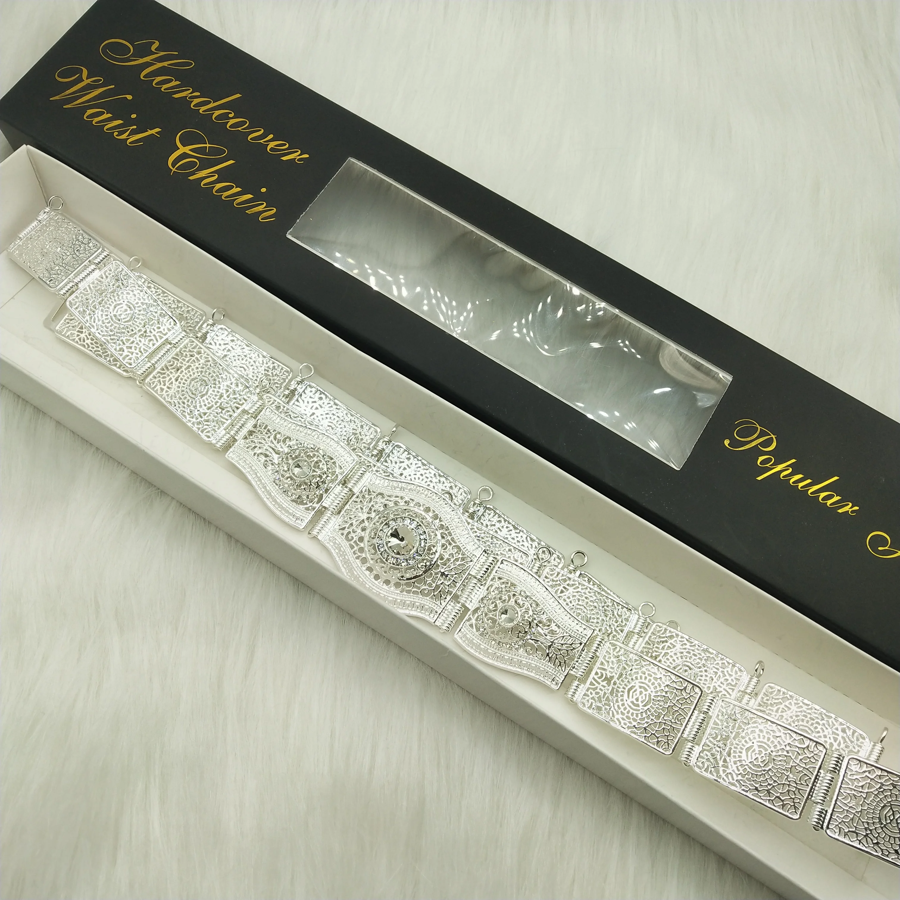 Sunspicems Morocco Women Caftan Belt Gold Color Red Green Stone Ethnic Wedding Dress Kaftan Abaya Metal Waist Chain Belt Jewelry