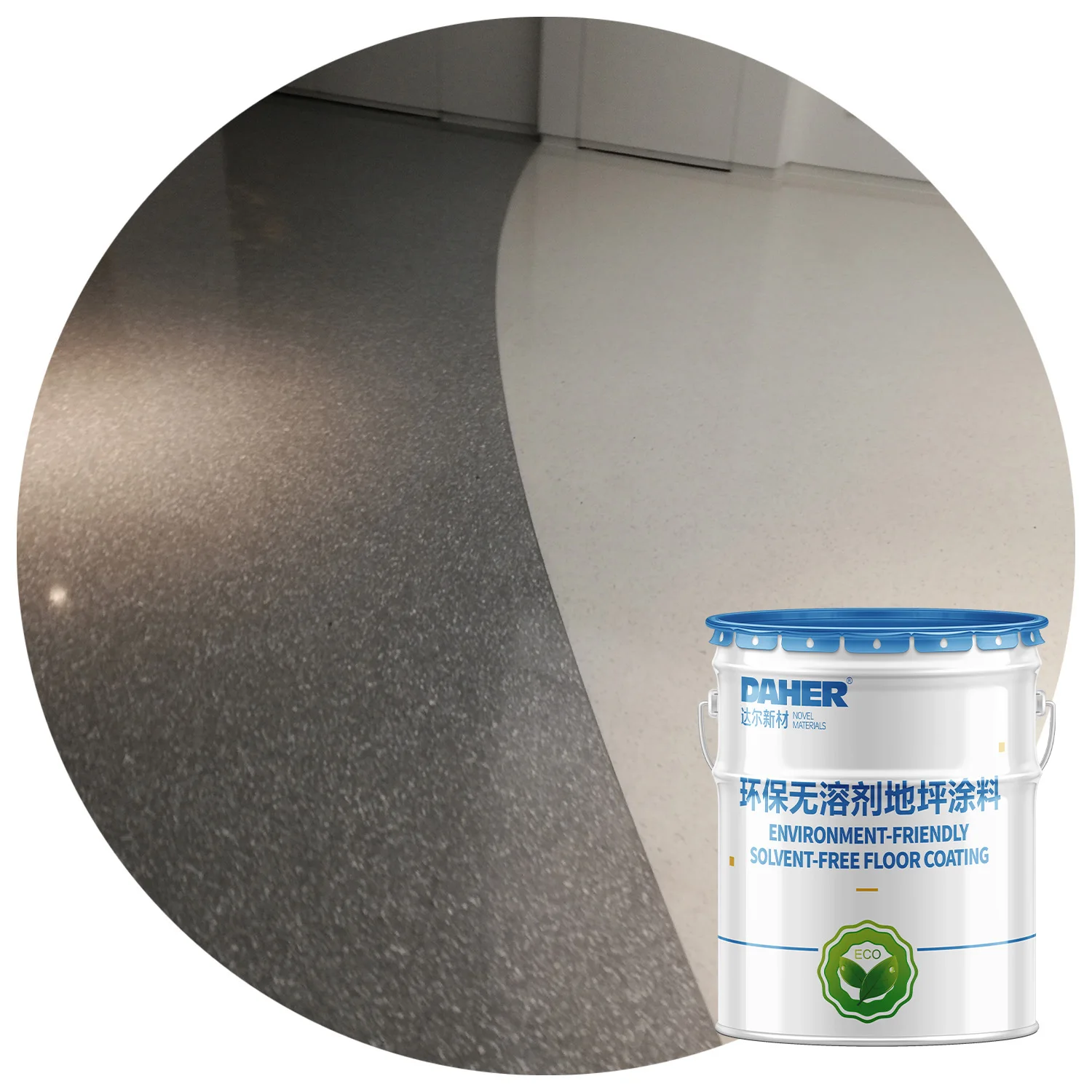 Epoxy Floor Coating Colorful Resin Flakes Marble Effect Paint