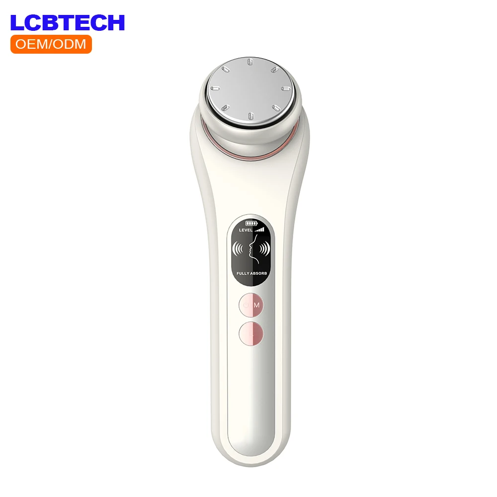Multi-functional Electric Ion Face Deep Cleaner Facial Massager with Heat Cold Compression Facial Beauty Instrument