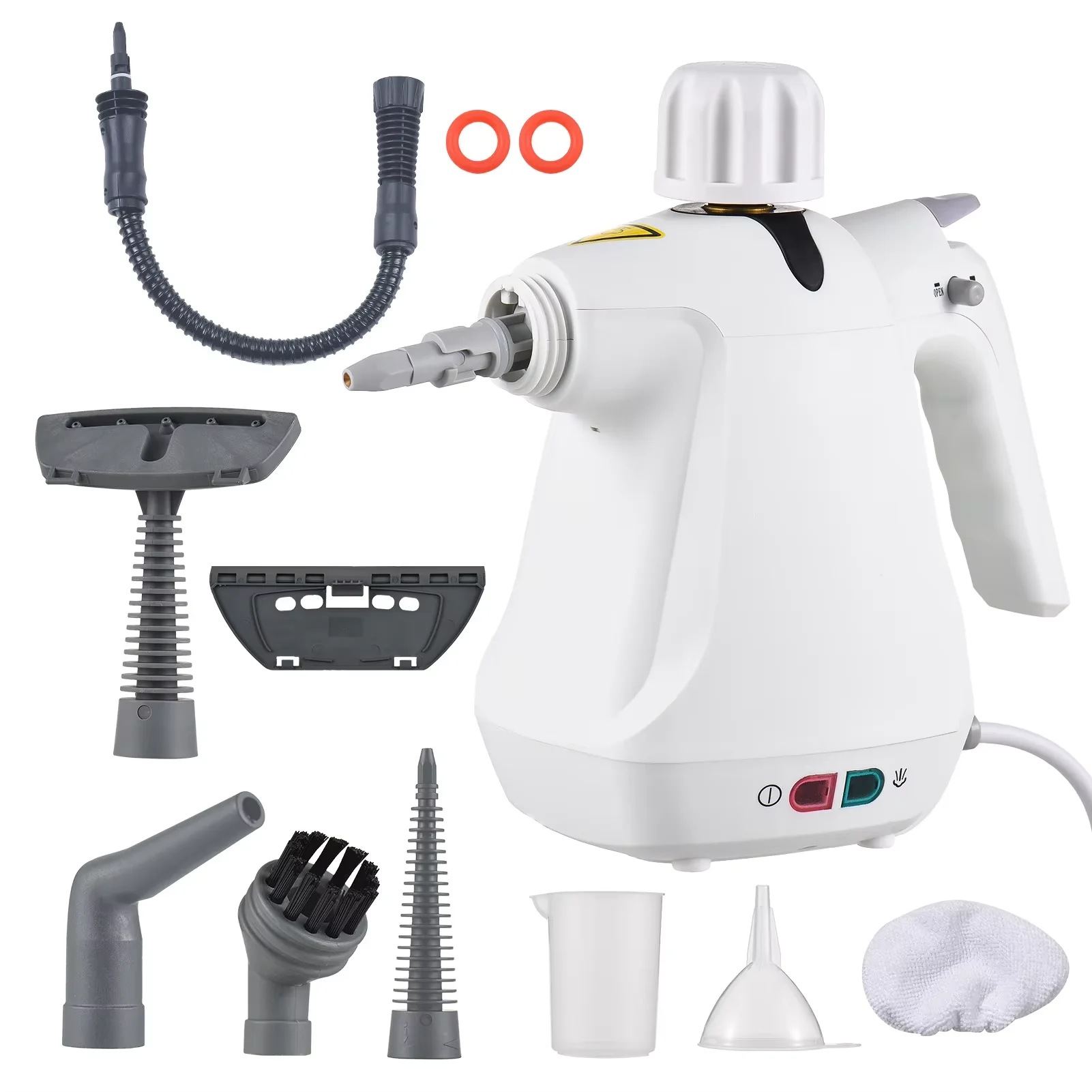 High Pressure Steam Cleaning Machine for Carpet Curtains Fabric Sofa New 5 in 1 OEM Innovation 1000w ABS Household Handheld