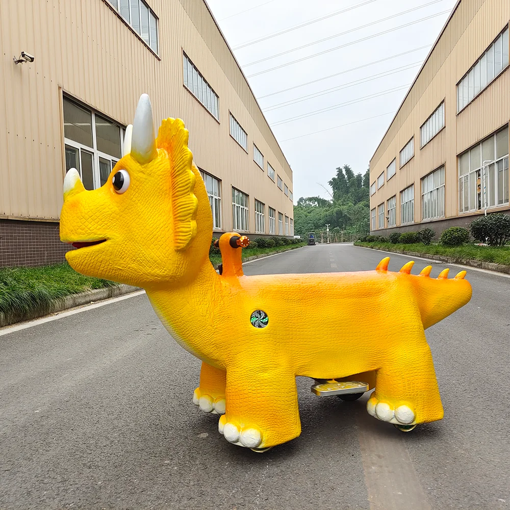 Amusement Park Motorized  Electric Remote Control Ride a Dinosaur for Sale