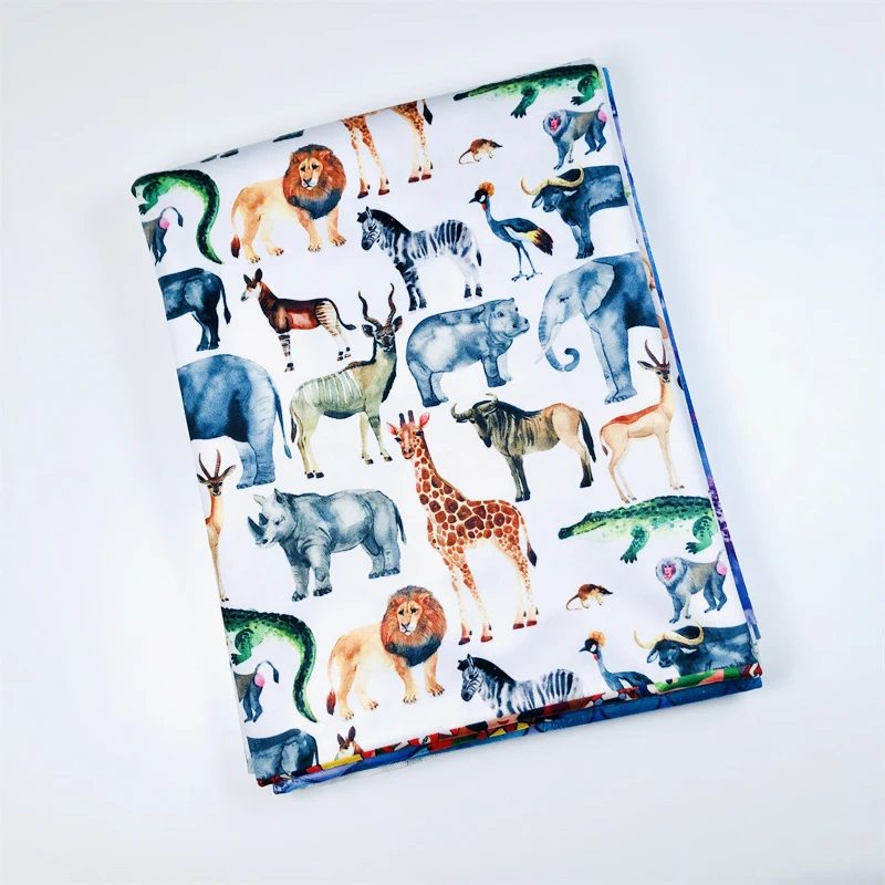 Wholesale Waterproof Custom Digital Printed PUL Fabric 100% Polyester Fabric