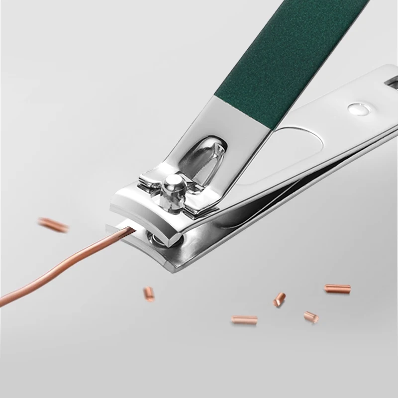 Mess Free Nail Clippers Stainless Steel Cute Nail Clipper Fingernail Manicure Trimmer Straight Edge Toenail Clippers Cutter