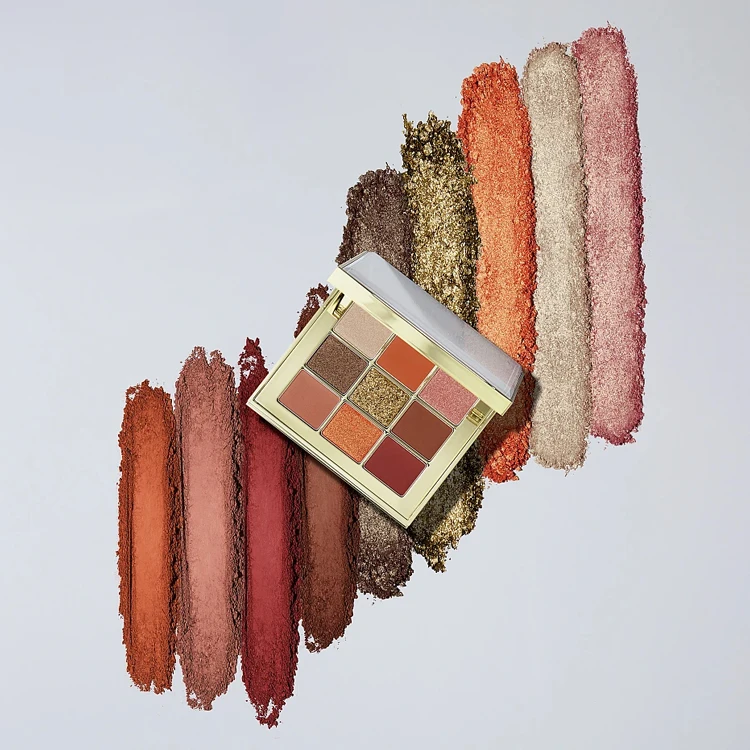 Factory price private label glitter eyeshadow,Professional powder eyeshadow with no talc,Smooth highend makeup eyeshadow