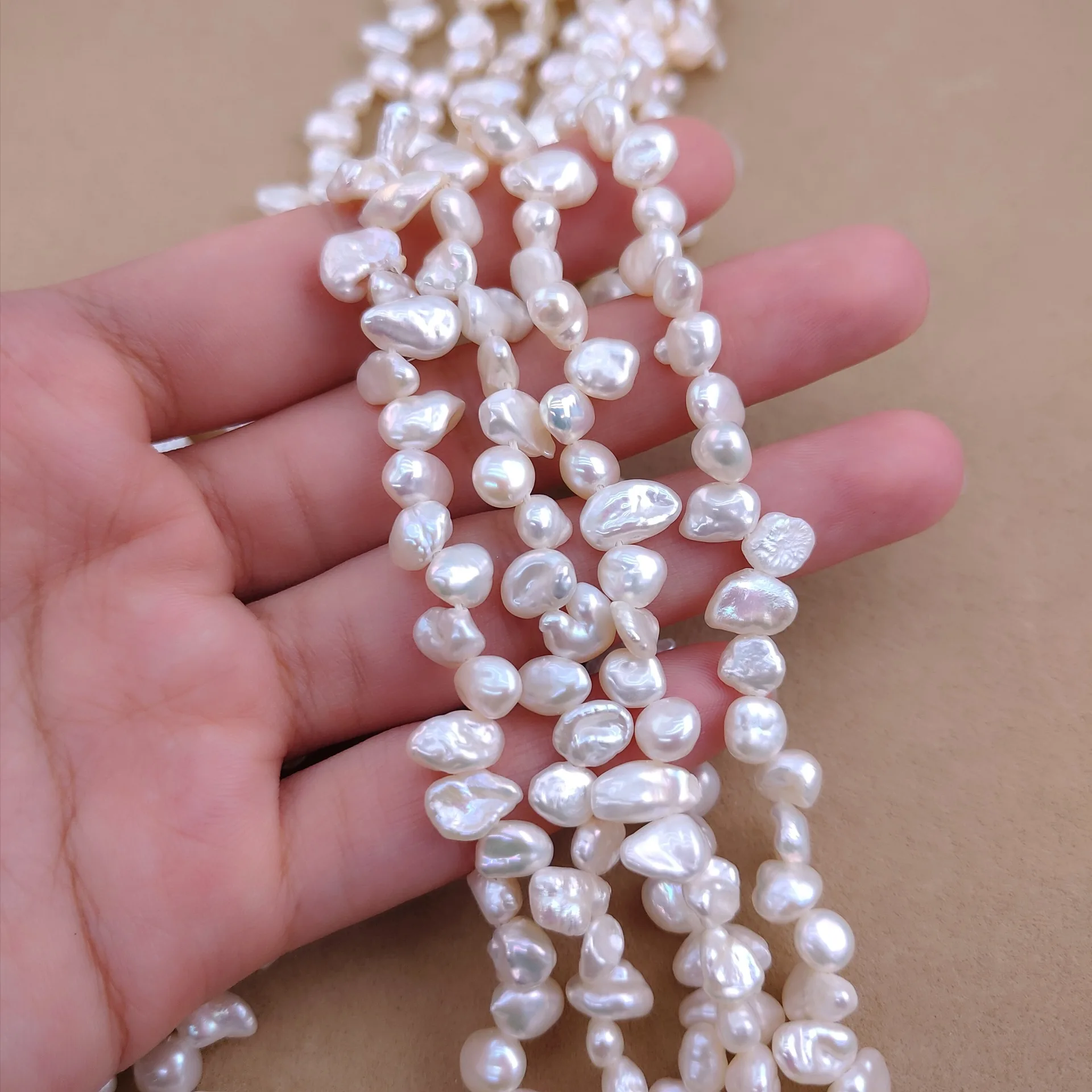 4-5mm Real Keshi Natural Freshwater Jewelry Baroque Irregular Petal Pearl For DIY Necklace Bracelet