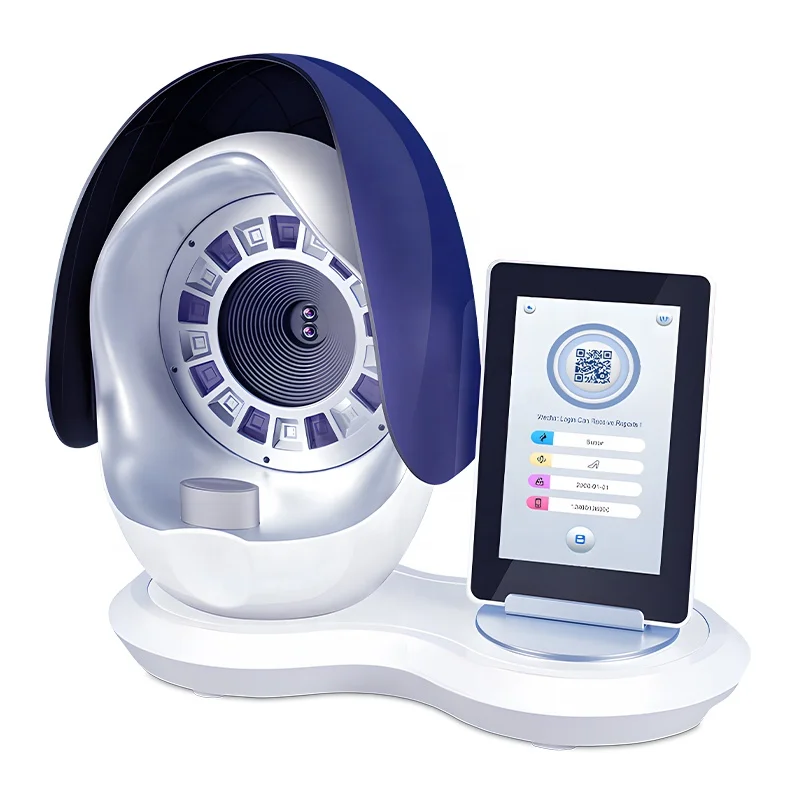 Portable 2023 reveal skin analysis Uv Lcd Wifi 12 MP HD cameras skin detector face intelligent face scanner machine