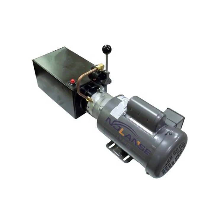 NOLANSE 4L 6L 10L Oil Capacity 12V 24V 220V Hydraulic Power Unit For Dock Leveller