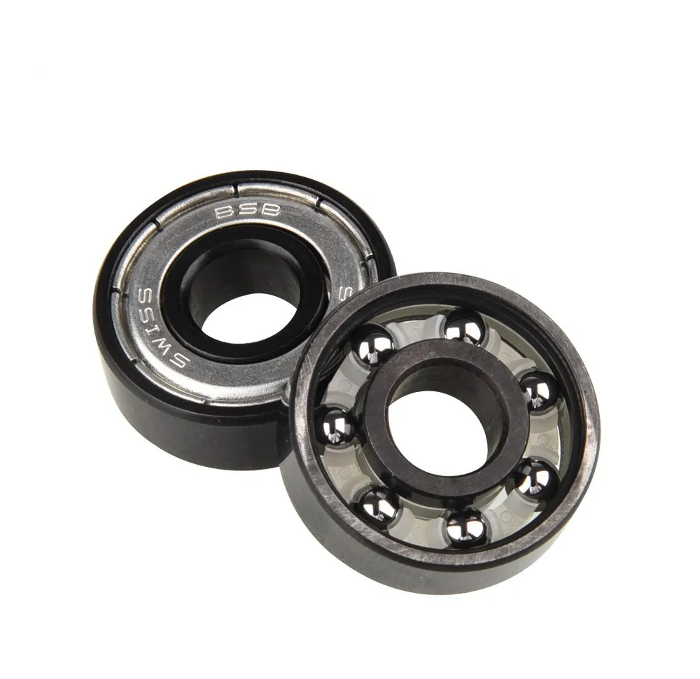 608 ceramic bearing rubber seal bearings high speed good quality ceramic ball bearing for skateboard wheel drift wheel