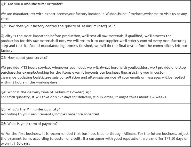 Factory price indium 99.9999% indium metal for sale