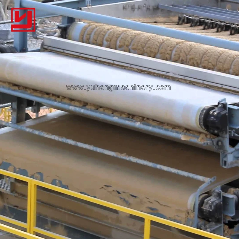 High efficiency belt type dewatering filter press from Yuhong