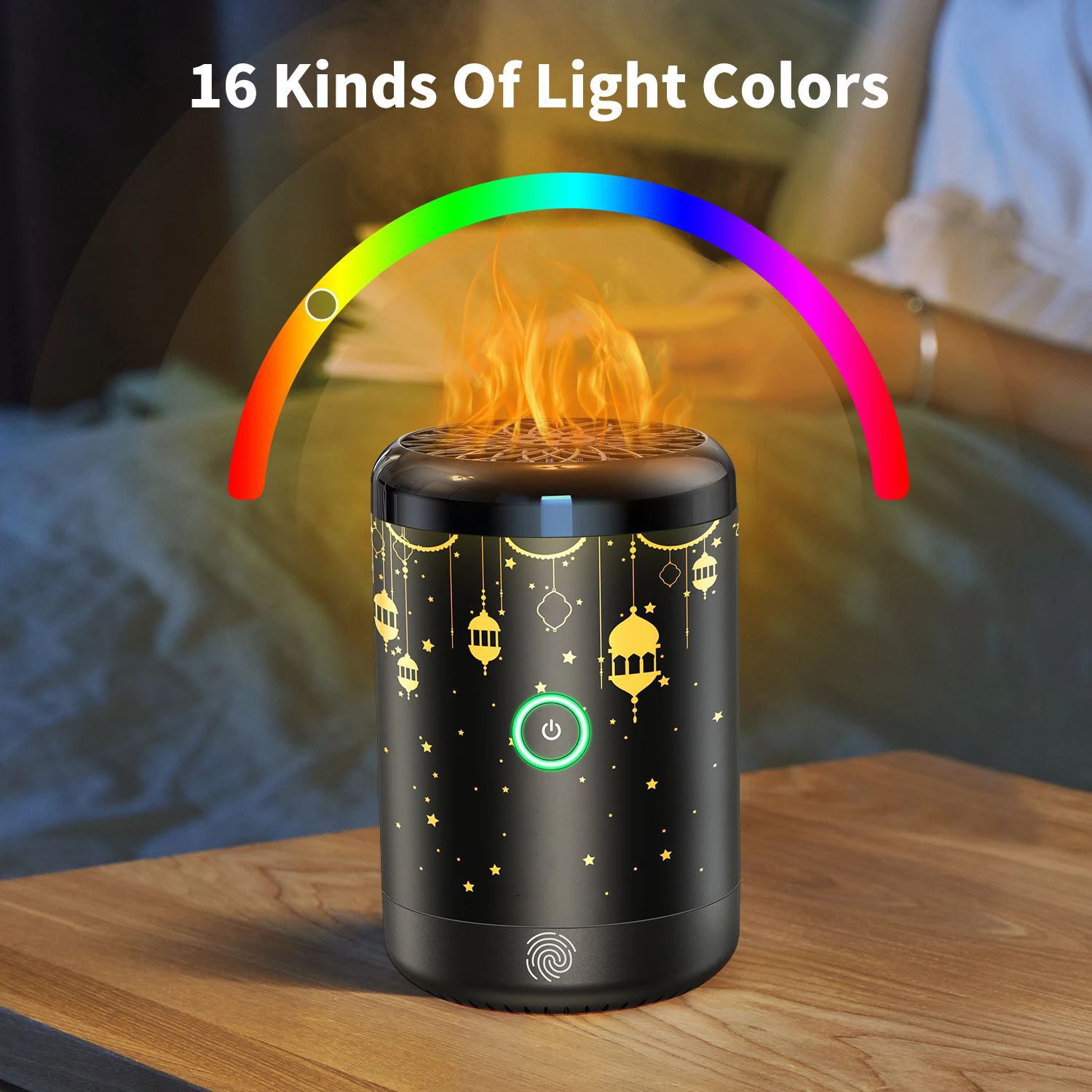 56H  Home Decor Oud LED USB  Mini Portable Electric Coal Bakhoor Burner Incense Car Air Refreshner