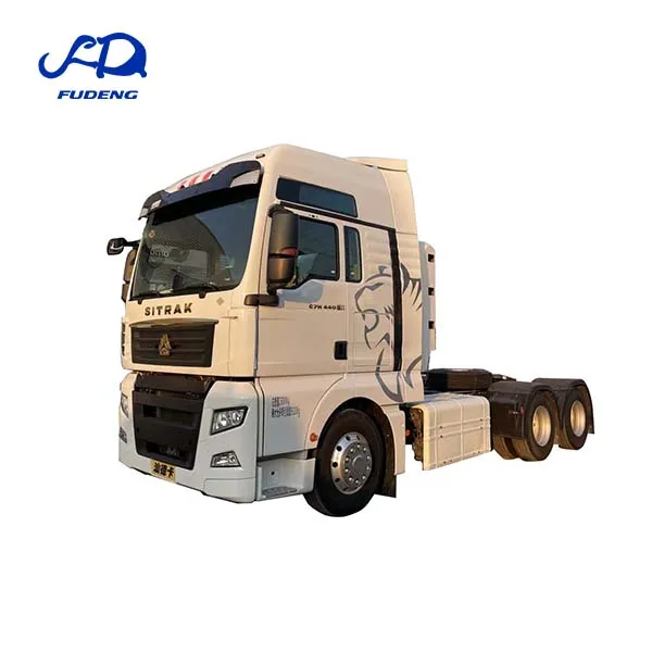 Sinotruk Used CNG Truck head 6X4 CNG Engine SITRAK C7H 440hp natural gas heavy truck for sale